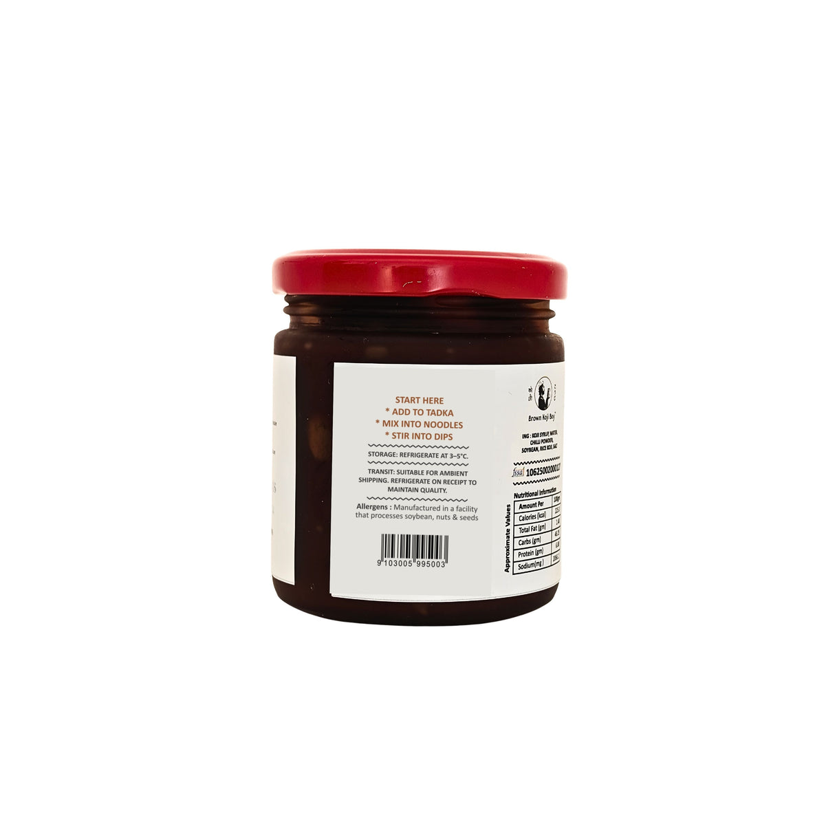 Brown Koji Boy Gochujang, 200g (Gluten-Free Fermented Chilli Paste)