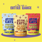 Salted Pretzel Mini Knots Party Pack,200g (Baked Crunchy Snack, Classic Salted Pretzel,| On-the-Go Snack)