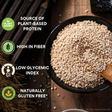 Whole White Indian Quinoa Grain, 1Kg