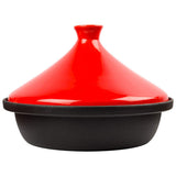 Urban Platter Tajine Pot, 2L (Cast Iron Base with Enamelled Lid, Induction & Flame Friendly, Moroccan Cooking Pot, Slow Cooking, Braising & Serving) - front pack