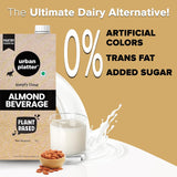 Urban Platter Almond Milk, 1 Litre, Pack of 6 (Unsweetened | Lactose-Free | Plant-Based Milk Alternative | Works Beautifully in Tea and Coffee)