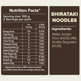 Urban Platter Shirataki Noodles, 270g (Keto-Friendly | Low-Carb | Fat-Free | Gluten-Free | Ultra-Low Calorie Konjac Miracle Noodles)