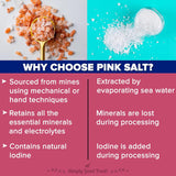 Urban Platter Pink Himalayan Rock Salt Powder, 3kg (Unrefined | Additive Free | 100% Pink Rock | Sendha | PET Jar)