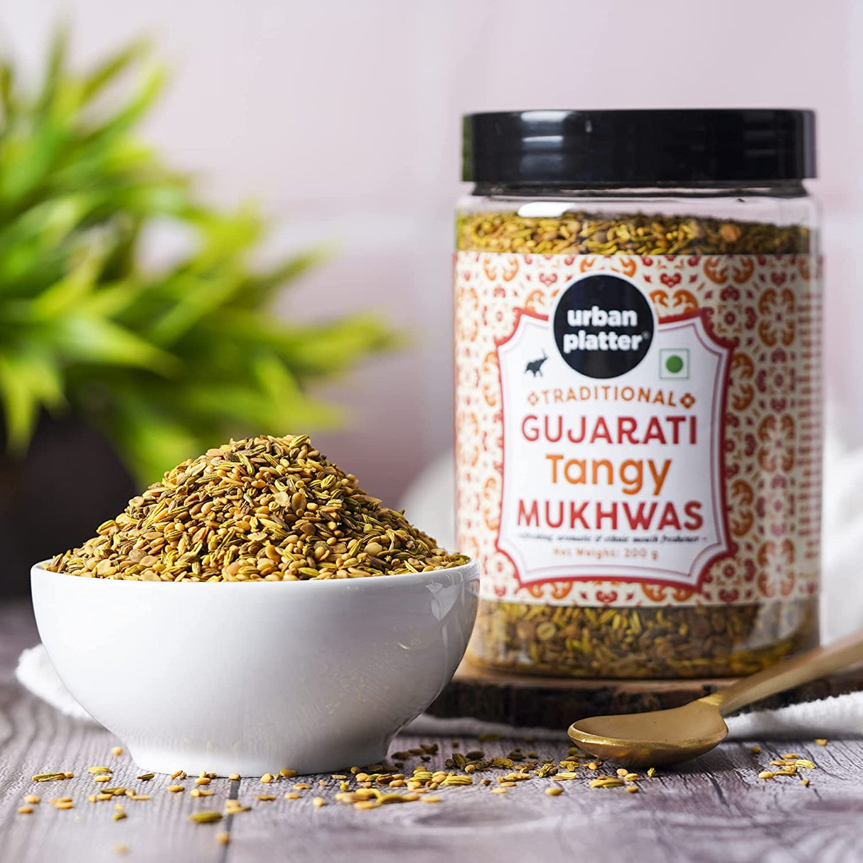 Urban Platter Traditional Gujarati Tangy Mukhwas, 200g (Mouth Freshener | Digestive | After-Meal Snack | Rich in Fibre) - product image 5