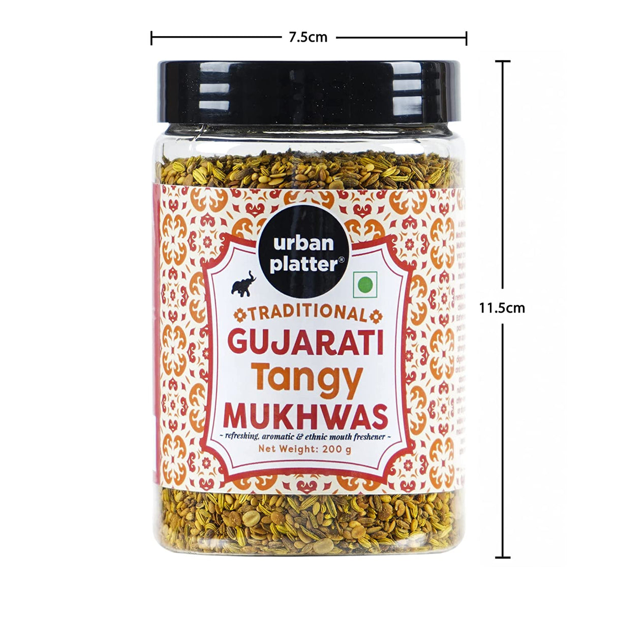 Urban Platter Traditional Gujarati Tangy Mukhwas, 200g (Mouth Freshener | Digestive | After-Meal Snack | Rich in Fibre) - product image 7
