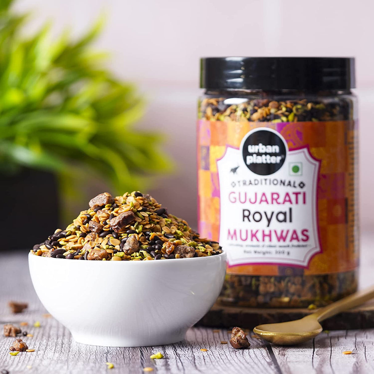 Urban Platter Traditional Gujarati Royal Mukhwas, 300g (Mouth Freshener | Digestive | After-Meal Snack | Rich in Fibre) - product image 5