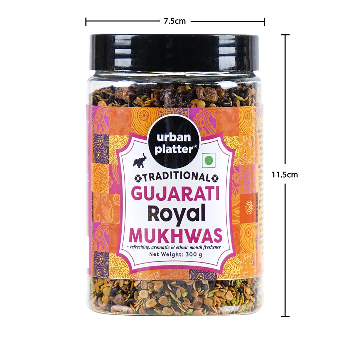 Urban Platter Traditional Gujarati Royal Mukhwas, 300g (Mouth Freshener | Digestive | After-Meal Snack | Rich in Fibre) - product image 7