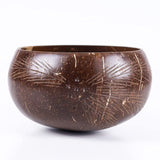 Urban Platter Palm Leaf Coconut Bowl, 1 Unit (Made in Vietnam | Light Weight | Jumbo Size | Eco-friendly)
