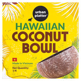 Urban Platter Hawaiian Coconut Bowl, 1N (Made in Vietnam | 100% Natural Coconut Shell | Light Weight | Easy to Clean | Eco-Friendly)