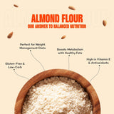 Urban Platter Fine Almond Flour, 200g (Naturally Gluten-Free | Blanched & Finely Milled | Low-Carb | Ideal for Baking & Keto Recipes)