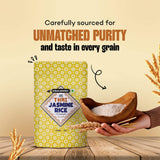 Urban Platter Thai Jasmine Rice, 1kg (Long Grain | Aromatic and Soft | Thai Cuisine)