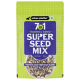 Urban Platter 7-in-1 Super Seed Mix, 250g (Roasted and Salted | Sunflower | Pumpkin | Split Coriander | Watermelon | Black Sesame | White Sesame | Flax Seed)
