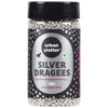 Silver Dragees, 200g (Dairy-Free Tiny Decorative Silver Sprinkle Balls for Cupcakes, Cakes, Brownies, Doughnuts, Cookies and Ice Creams)