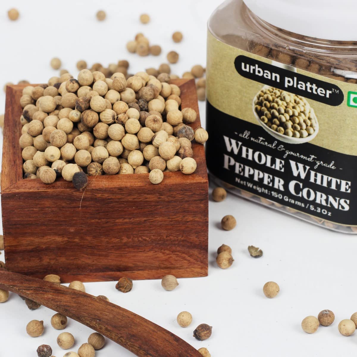 Urban Platter Whole White Pepper Corns, 150g
