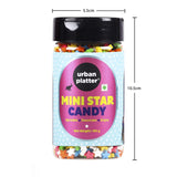 Urban Platter Rainbow Mini Star Sprinkles, 150g (Dairy-Free Tiny Decorative Sprinkle Candy for Cuunitakes, Cakes, Brownies, Doughnuts, Cookies and Ice Creams)