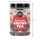 Urban Platter Royal Kashmiri Kahwa Tea, 75g [Saffron Infused Herbal Green Tea Blend with Spices | Aromatic, Refreshing & Perfect for Wellness]