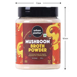 Urban Platter Mushroom Broth Powder, 200g (Instant Broth Powder| Stews and Soups | Umami | Plant Based Bouillon)