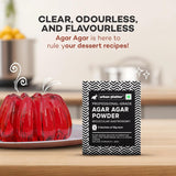 Urban Platter Agar Agar Powder, 100g (Superior Gelling Strength | Plant-Based Gelatin Alternative | Jellies, Desserts, Molecular Gastronomy)
