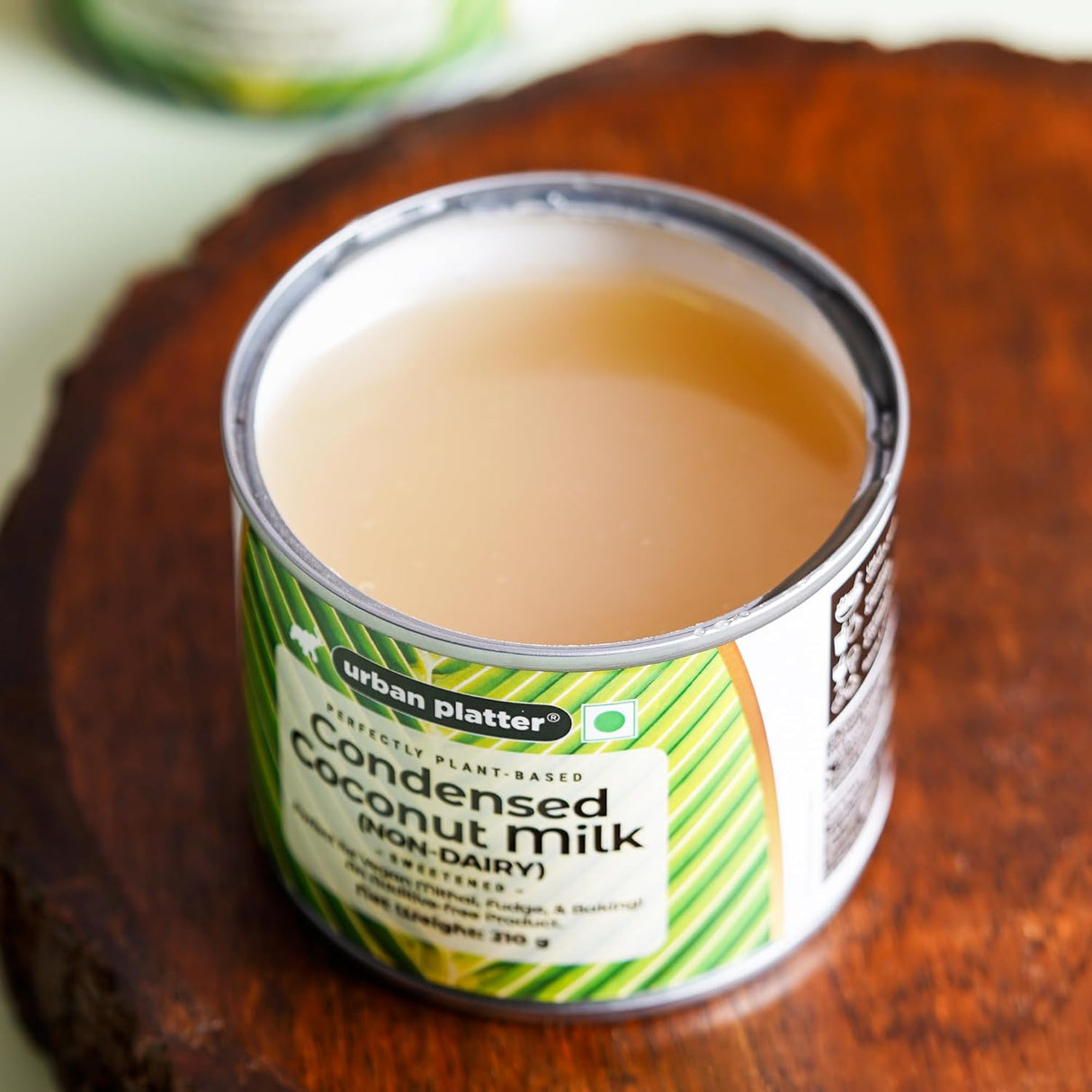 Urban Platter Condensed Coconut Milk, Sweetened, 210g (Perfect for Mithai, Fudge, & Baking, Additive-Free)