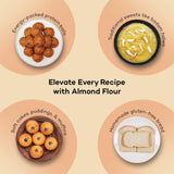 Urban Platter Fine Almond Flour, 200g (Naturally Gluten-Free | Blanched & Finely Milled | Low-Carb | Ideal for Baking & Keto Recipes)