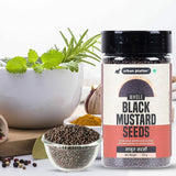 Urban Platter Whole Black Mustard Seeds, 125g (Rai | Sabut Sarson | Whole Spices | Indian Khada Masala)
