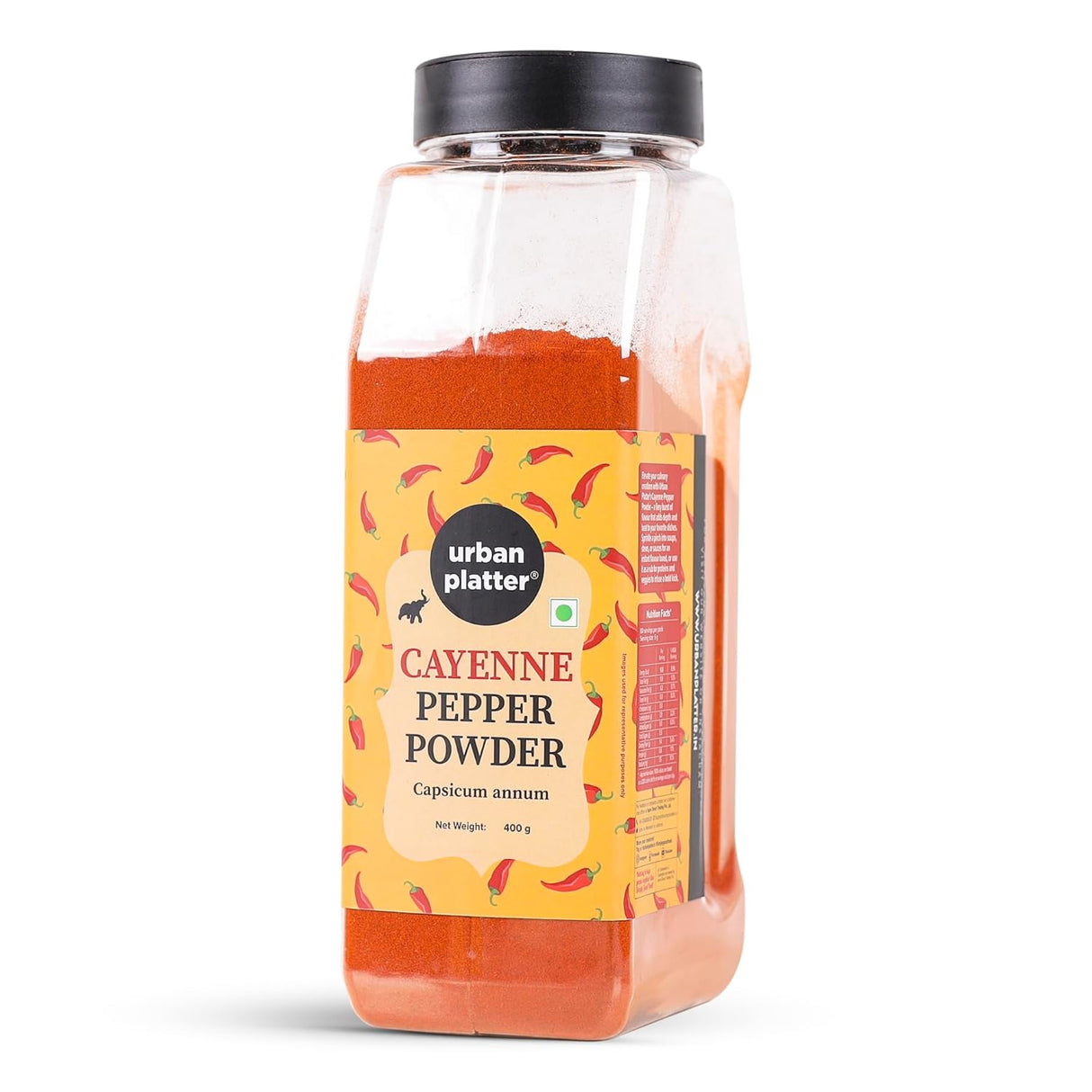 Urban Platter Cayenne Pepper Powder, 400g (Capsicum annuum Powder | Supports Heart Health | Aids Digestion)