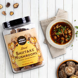 Urban Platter Dried Shiitake Mushrooms, 100g (Umami-Rich | Perfect for Asian Soups, Stir-Fries & Sushi | Rehydrates Quickly)