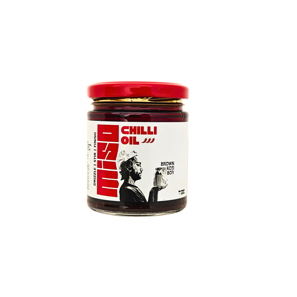 Brown Koji Boy Miso Chilli Oil, 250g (Umami-Rich Chilli Oil)