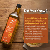 Cold-pressed Rice Bran Oil - 1L