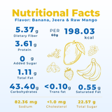 The Only Fruit Pops Banana, Jeera & Raw Mango, 60g (Real Fruit Pops | No Added Sugar | 5.37g Fibre | No Preservatives or Artificial Colours & Flavours)