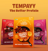 Hello Tempayy Thai Chilli Tempeh Thins, 150g (Protein Rich | Ready To Eat | High Fiber | Plant Based)