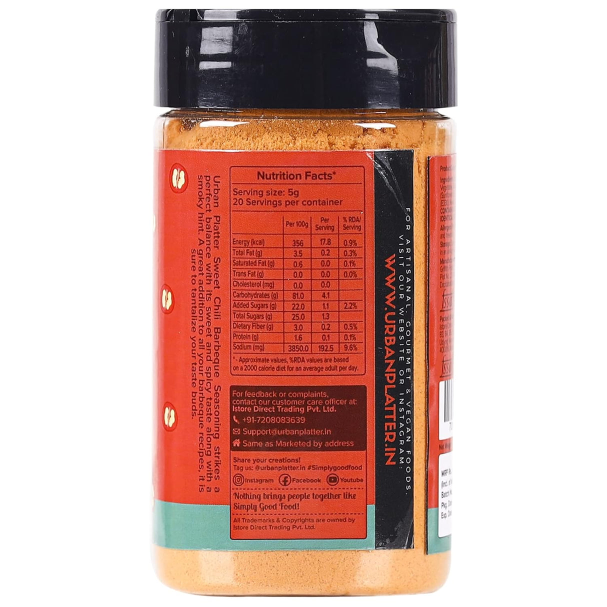 Urban Platter Sweet Chilli BBQ Seasoning, 100g
