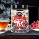 Urban Platter Royal Kashmiri Kahwa Tea, 75g [Saffron Infused Herbal Green Tea Blend with Spices | Aromatic, Refreshing & Perfect for Wellness]