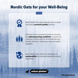 Urban Platter Rolled Oats, 2 Kg (High-fiber Breakfast Cereal / Use for Baking, Granola and Oatmeals / Rich in Beta Glucans)