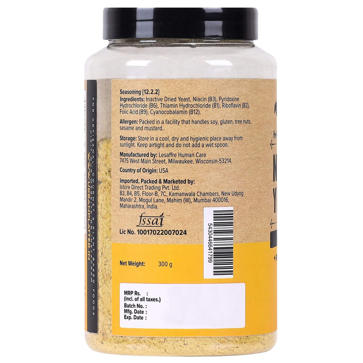 Urban Platter Nutritional Yeast Flakes, 300g (Rich in Vitamin B12, Gluten-Free, Perfectly Plant-Based Nutty and Cheesy Nooch, Savoury Seasoning)