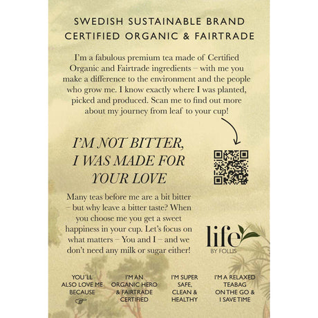 Chai Black Tea, Organic, 20 Tea Bags, 40g