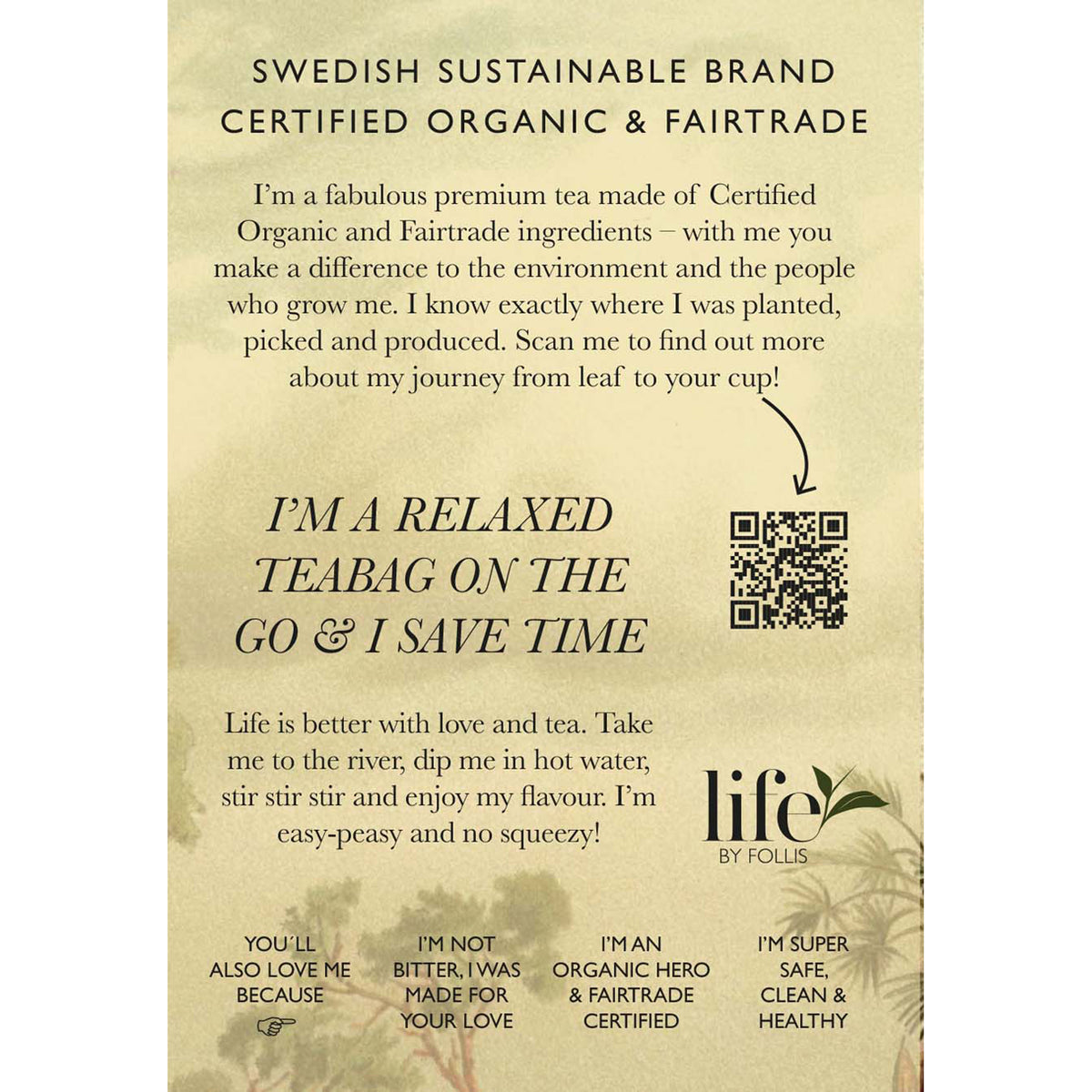Green Tea, 34g (Organic, 20 Tea Bags)