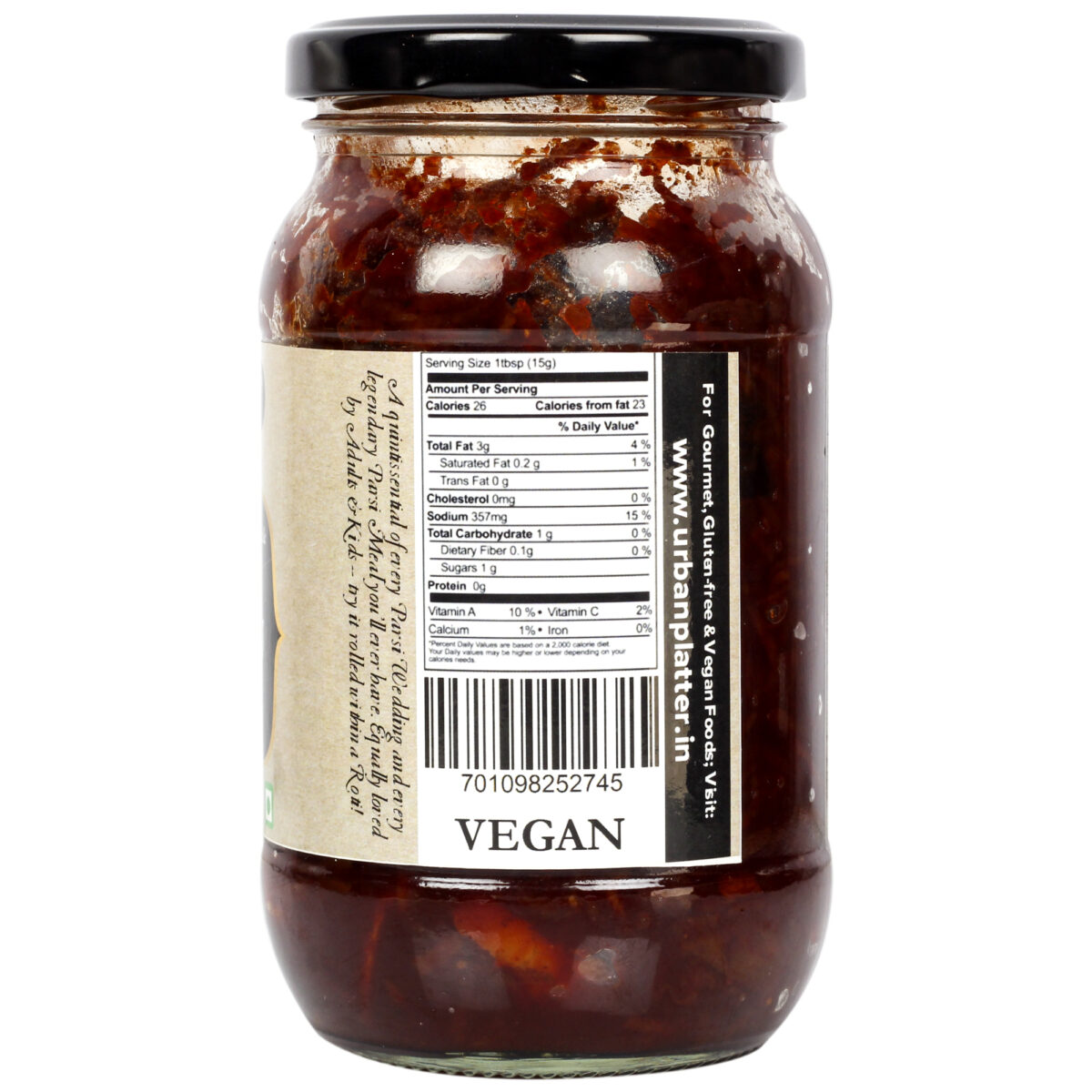 Urban Platter Parsi Lagan Nu Achar, 400g [Mixed Fruit Pickle]