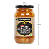 Urban Platter Parsi Raw Mango Preserve, 500g / 17.6oz [Keri Murabba, Flavorful, Premium Quality]