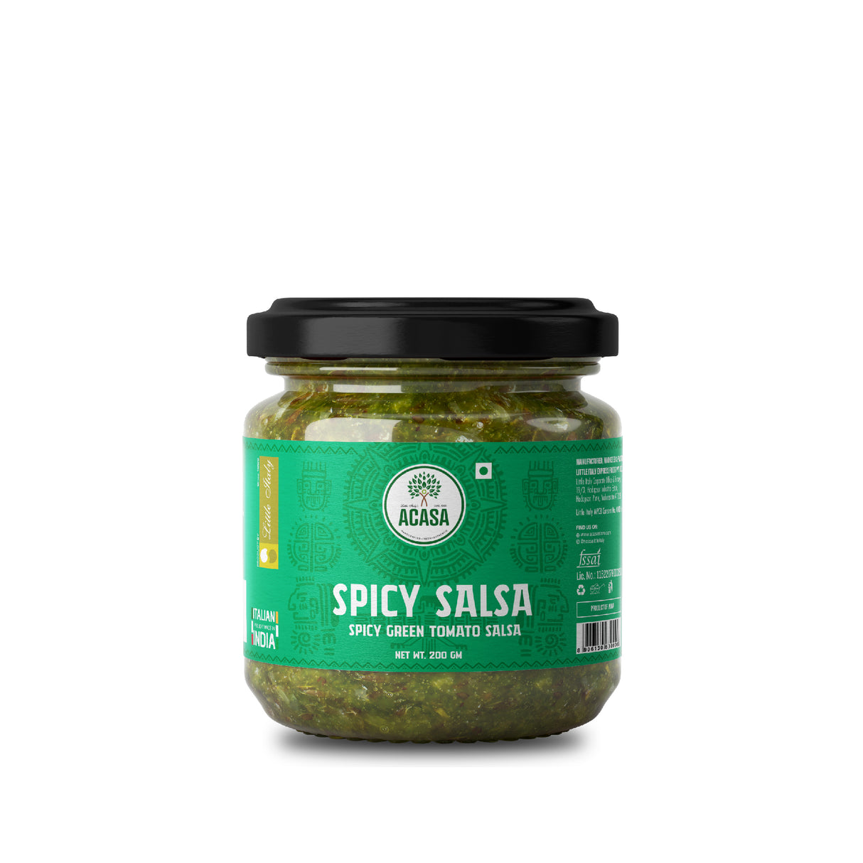 Acasa Spicy Green Salsa by Little Italy, 200g