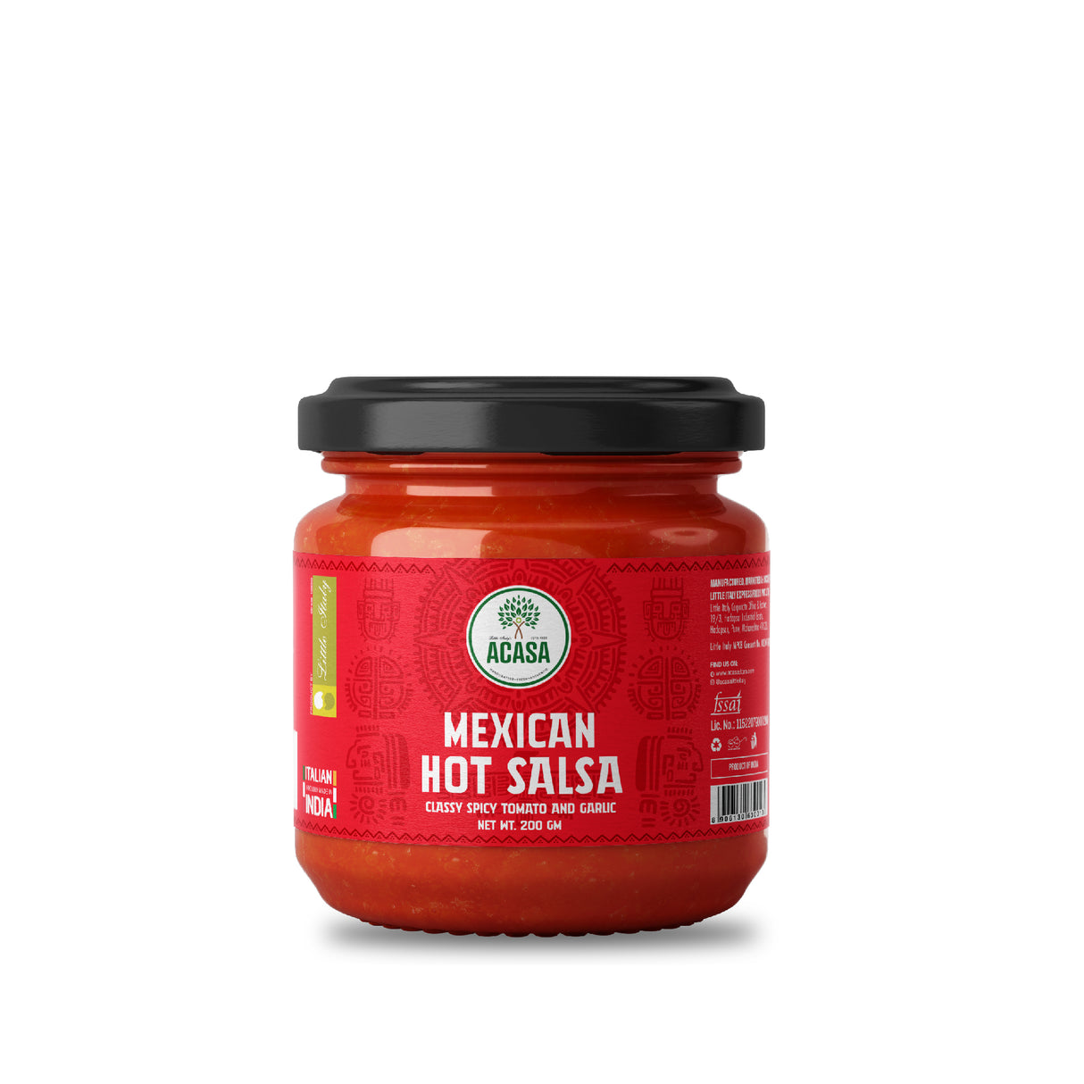 Acasa Hot Salsa by Little Italy, 200g