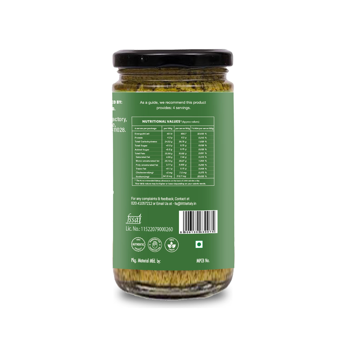 Acasa Pesto Sauce by Little Italy, 200g