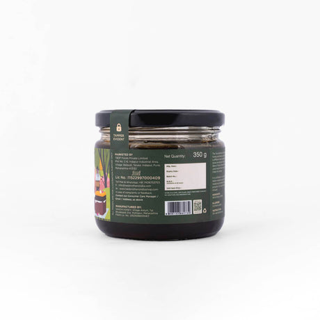 Two Brothers Organic Farms Forest Honey, 350g (Raw, Pure & Unprocessed, 100% Natural, Wild, and Unfiltered Honey, Freshly-Sourced, Apis Cerana Honey from Indigenous Bees of the Ratnagiri Forests)