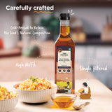 Mustard Oil/Sarso Ka Tel, 1L (Made using farm grown Mustard seeds, Cold-Pressed and Single-Filtered Oil for healthier Cooking, Kacchi Ghani, Natural and Unrefined)