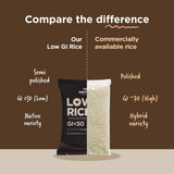 Kalanamak Rice, 1kg (Low GI, Diabetic-Friendly Native Aromatic Rice, Rich in Iron & Zinc, Gut Nourishing, Perfect for Pulao, Biryani & Curries)
