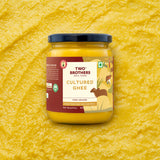 A2 Ghee, 500ml (Free-grazed, Grass-fed Desi Gir Cows, Traditional Bilona Method, Pure, Natural and Healthy Ghee, Farm-Made A2 Cow Ghee with Probiotics for Gut Health)