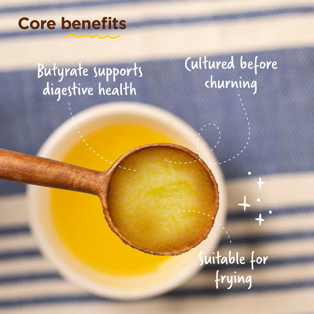 A2 Ghee, 500ml (Free-grazed, Grass-fed Desi Gir Cows, Traditional Bilona Method, Pure, Natural and Healthy Ghee, Farm-Made A2 Cow Ghee with Probiotics for Gut Health)