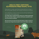 Two Brothers Organic Farms Khapli Wheat Flour,2kg (High Dietary Fiber for Easy Digestion, Stoneground Emmer Wheat Flour, Khapli Atta)