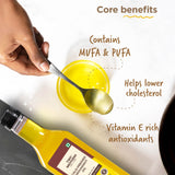 Groundnut Oil, 1L (Cold Pressed Kacchi Ghani, Unrefined, Single-Filtered, Natural Shengdana Oil for Cooking & Frying, Rich Nutty Aroma, Mungfali Tel)