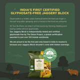 Farms Handmade Sugarcane Jaggery Block, 900g (Unrefined, Preservative-Free, Nutrient-Rich Gud, Iron-Boosting, Healthy Sugar Substitutes)